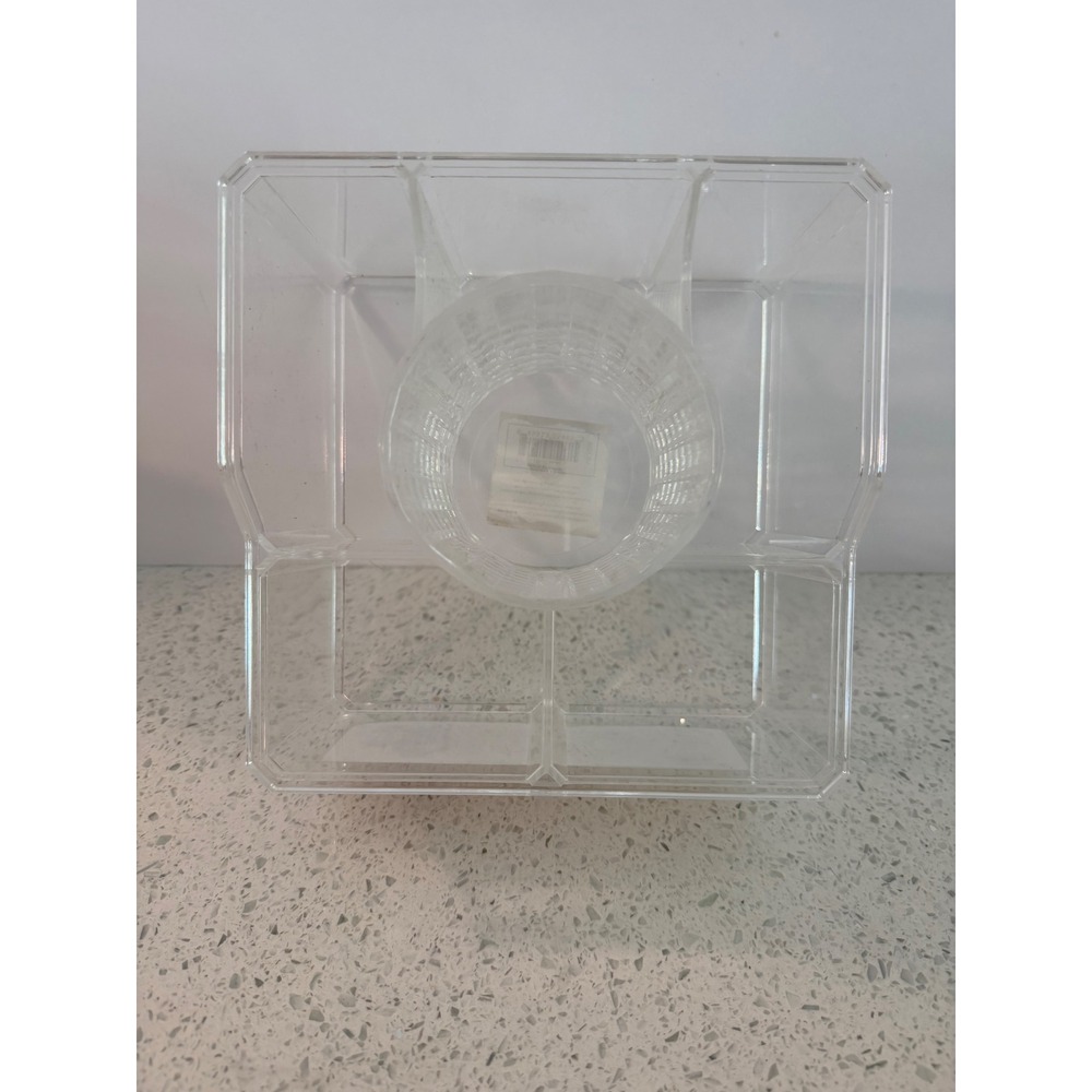 Urban Butterfly Clear 6 Compartment Multi-Use Makeup Vanity Organizer UB-6CMUO - Picture 6 of 6